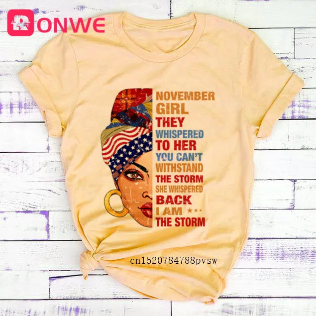 I Am A Strong Melanin Queen t shirt Women Clothes African Black Girl History Month Female T-shirt Melanin Tee Shirt,Drop Ship