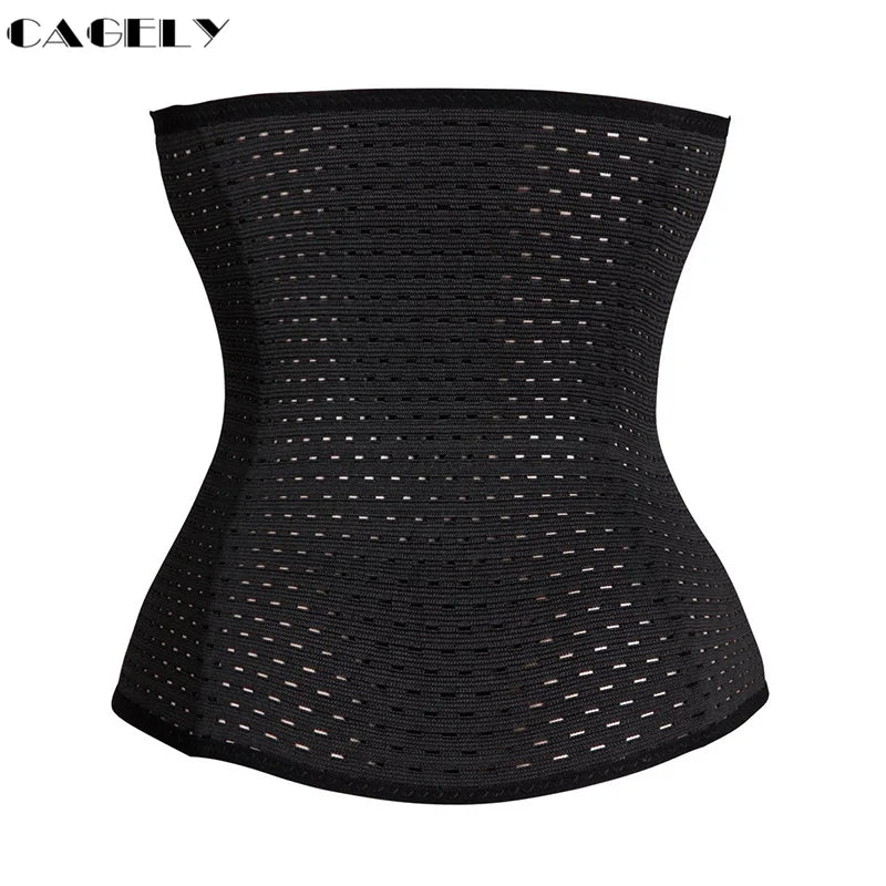 Postpartum Recovery Waist Trainer Belly Wrap Tummy Control Girdle for Women Sweat Sauna Corset Fajas Body Shaper