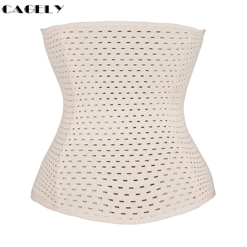 Postpartum Recovery Waist Trainer Belly Wrap Tummy Control Girdle for Women Sweat Sauna Corset Fajas Body Shaper