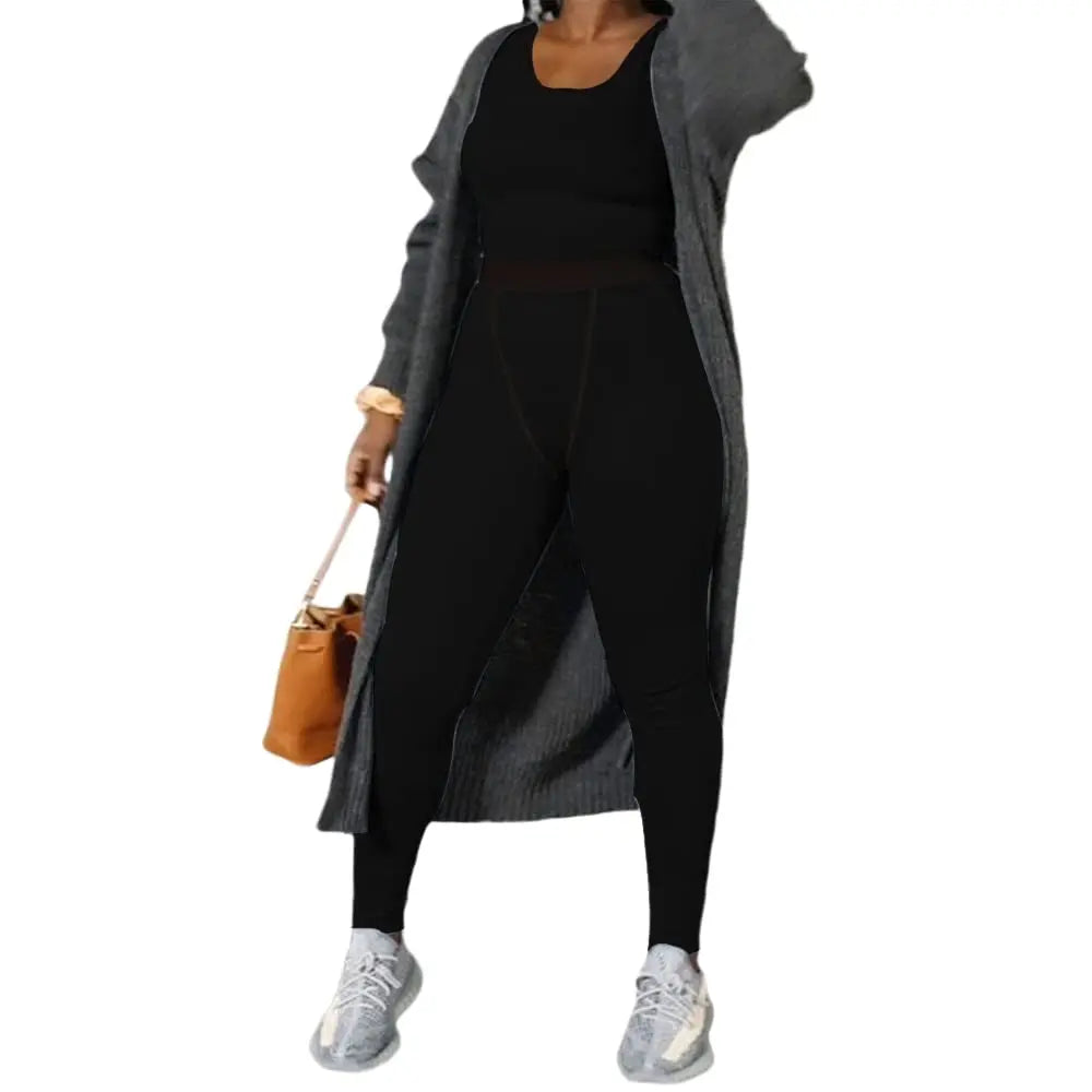 Women's Ribbed Lounge Wear 2 Piece Set Casual Summer Outfit Sleeve Top with Elastic Leggings Junior Size Eye Catching Solid Color