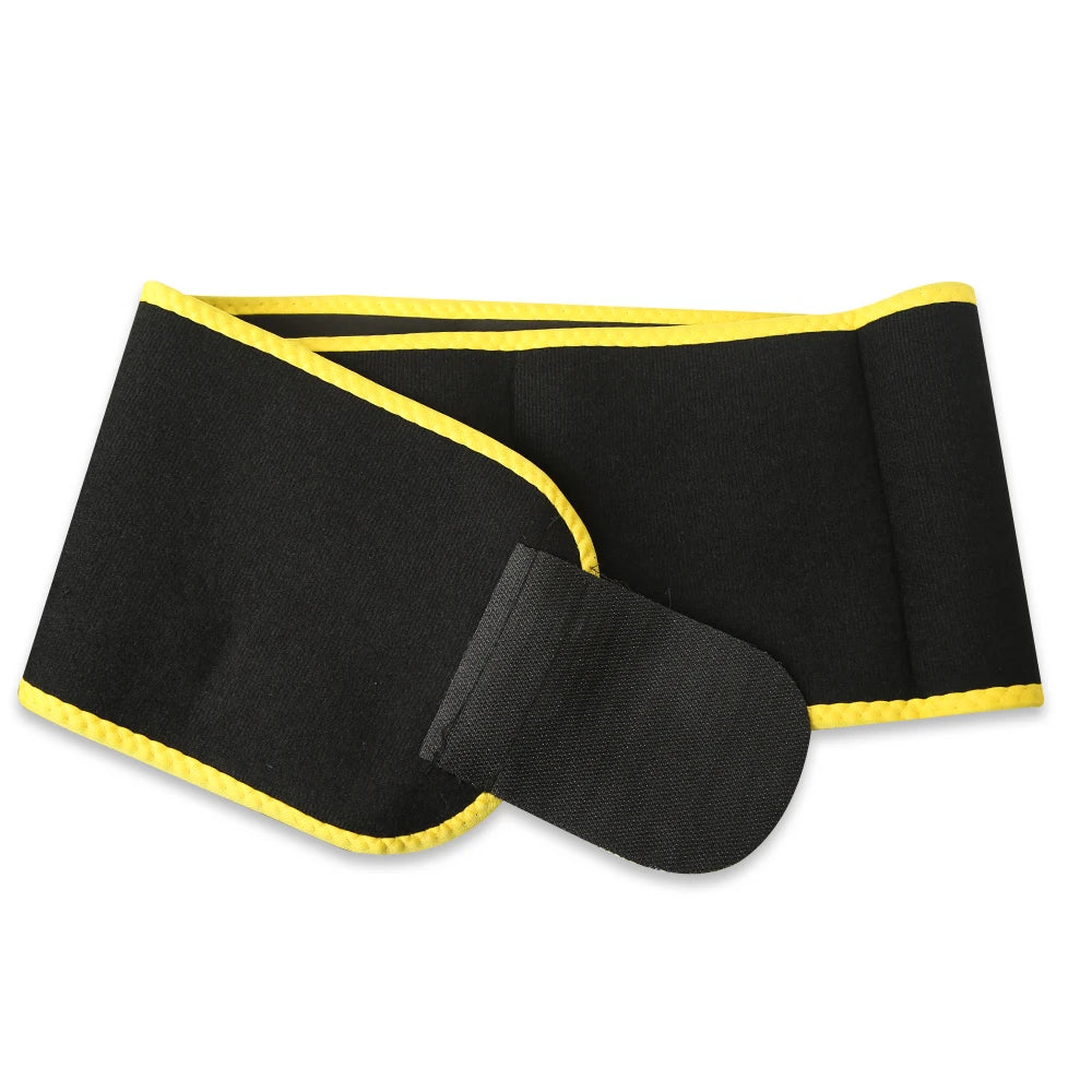 Fitness Gym Belt for Women Men Sauna Tummy Slimming Corset Sweat Waist Trainer Adjustable Body Shaper Reducing Shaping Girdles