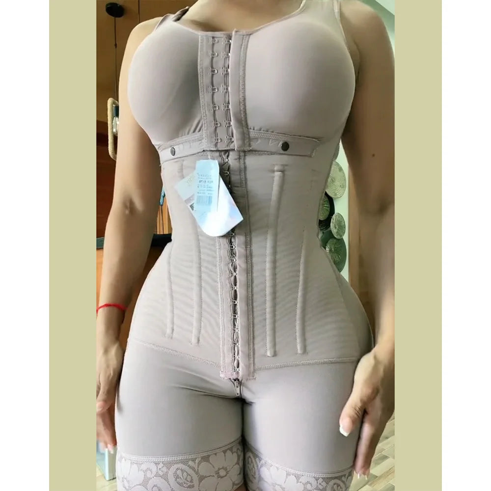 Fajas Colombians Girdle Hourglass Body Shapers Tummy Control Modeling Strap Postpartum Shapewear Butt Lift Slim Corset Underwear