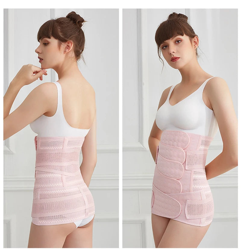 Postpartum Recovery Belt Women's Pregnancy Belly Band Support Girdle Waist Trainer Shapewear for Tummy Control Back Support Body Shaping