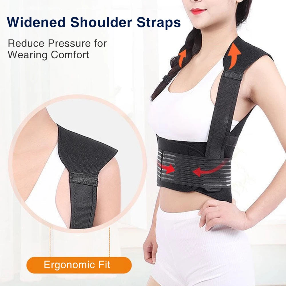 108/111 Tourmaline Magnets Self-heating Belt Protector Relieve Shoulder Muscle Joint Fatigue Warming Back Waist Vest Braces