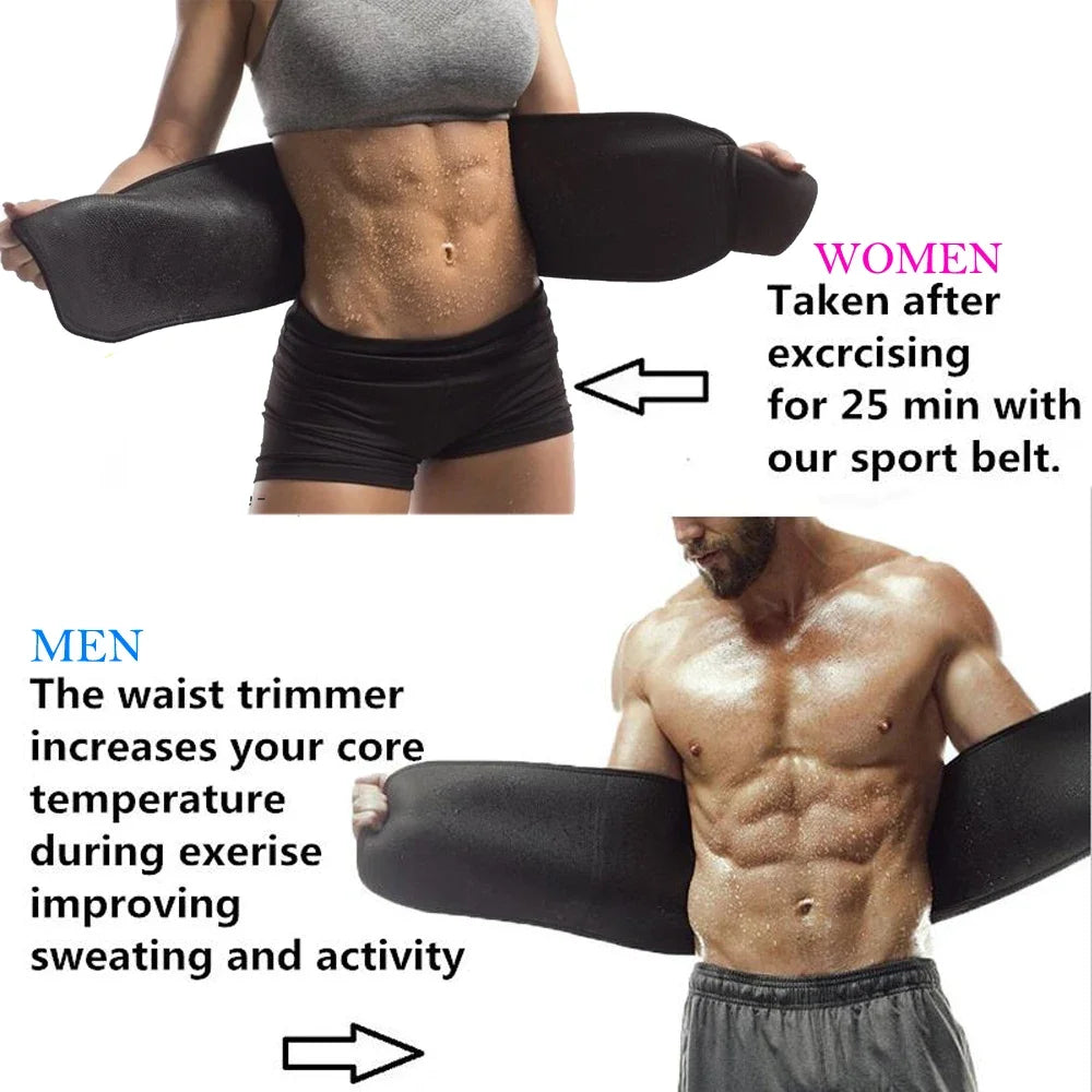 Men Body Shaper Waist Cinchers Trainer Tummy Control Comperssion Neoprene Sweat Wrap for Stomach Back Lumbar Support Shapewear