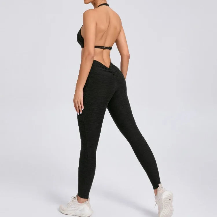 Eye Catching Yoga Set for Women 2PCS with Shorts Crop Top Sports Bra Gym Fitness Tracksuit for Running
