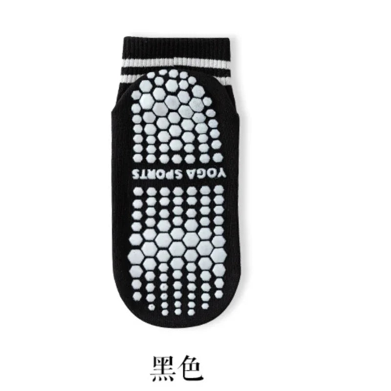 Socks Anti-slip Professional Sports Running Socks Men Women Cotton Short Yoga Pilates Socks Indoor Dance Fitness Floor Socks