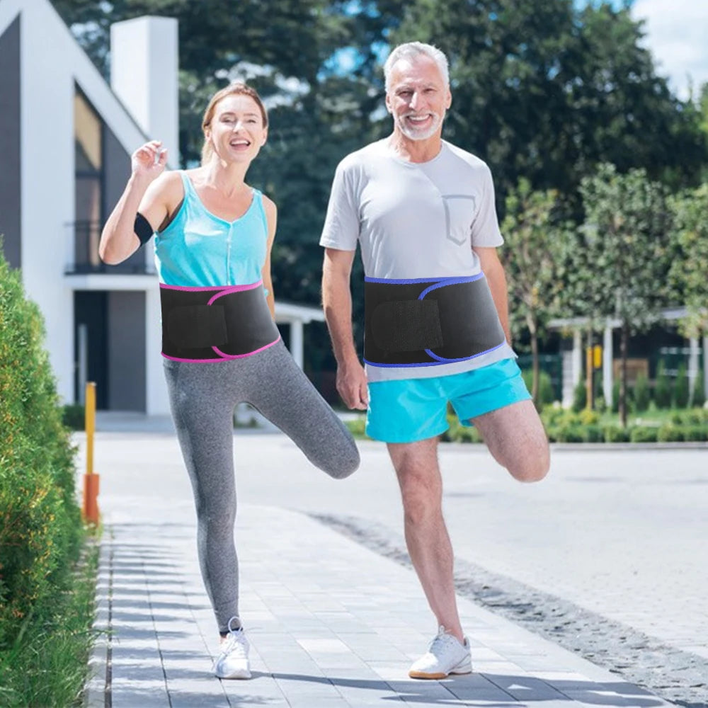 Fitness Gym Belt for Women Men Sauna Tummy Slimming Corset Sweat Waist Trainer Adjustable Body Shaper Reducing Shaping Girdles