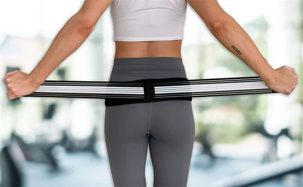 Sacroiliac SI Joint Hip Belt Lower Back Support Brace for Hip Pain Relief Pelvic Stability Chiropractic Care