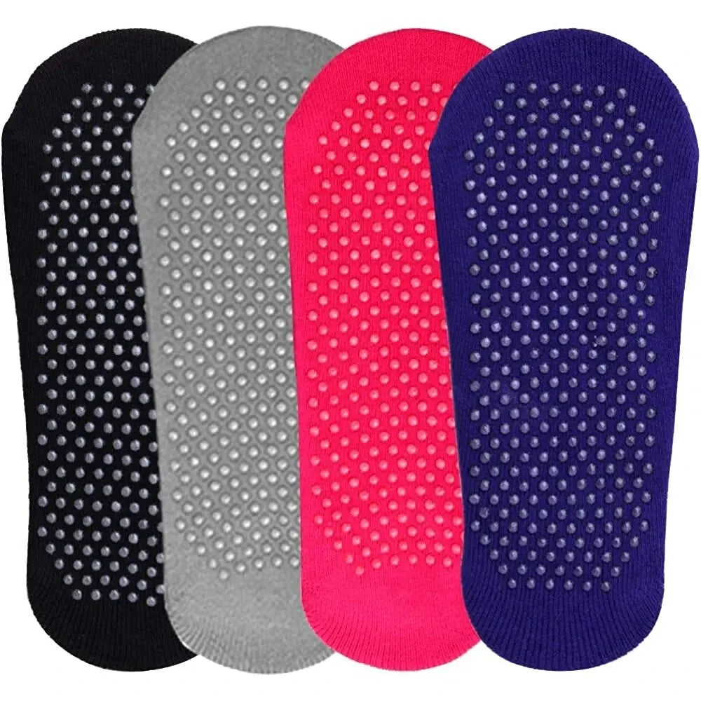 Cotton Non-slip Fitness Yoga Socks for Women Backless Pilates Ballet Dance Slippers Ideal for Gym Workouts Barefoot Socks
