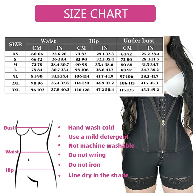 High Compression Postpartum Girdle Shaper for Women Abdomen Control Waist Trainer Colombian Style Shapewear