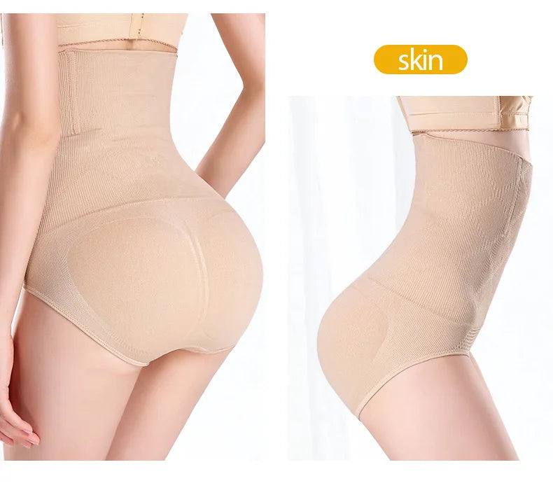 UBAU Women Seamless High Waist Shaping Panties Breathable Slimming Tummy Underwear Hip Lift Ladies Briefs Body Corset Panty