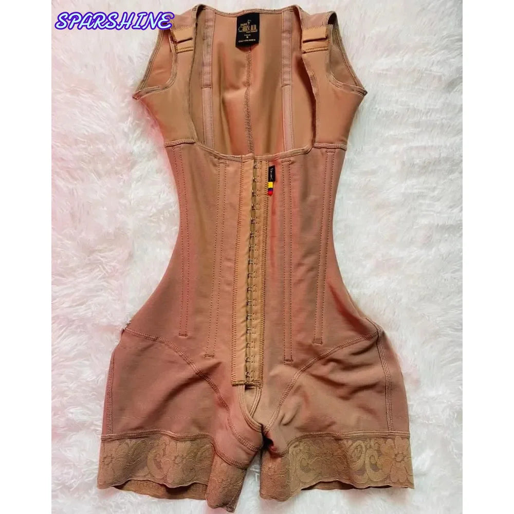 Faja Open Chest sleeveless jumpsuit High Compression Shapewear Girdle Breasted buttocks lifting slimming underwear