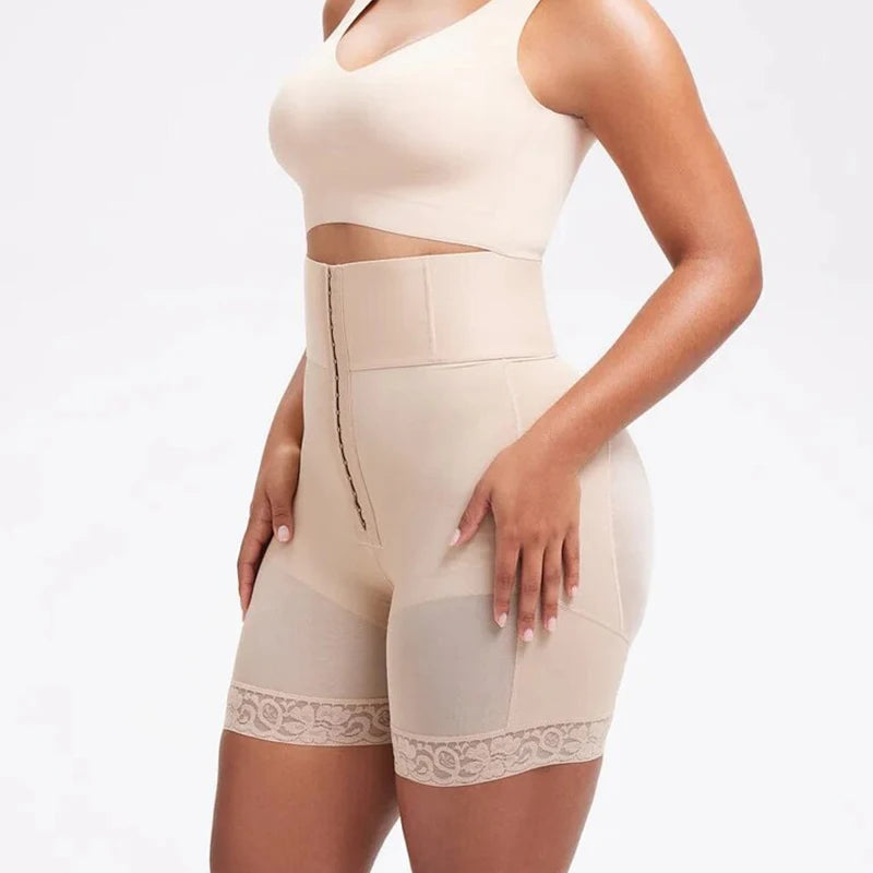Women High Waist Body Shaper Panties Butt Lifter Slim Shapewear BBL Shorts Tummy Control Bandage Panties