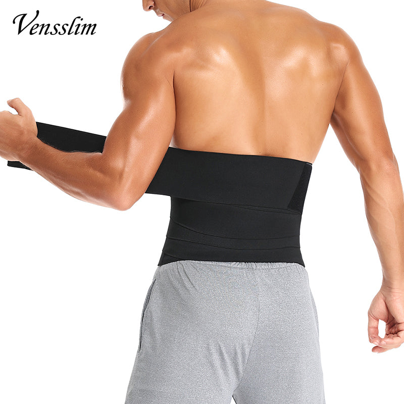 Slimming Body Shaper Waist Trainer Wrap Men Tummy Control Corset Neoprene Fat Burn Weight Loss Sauna Sweat Belt