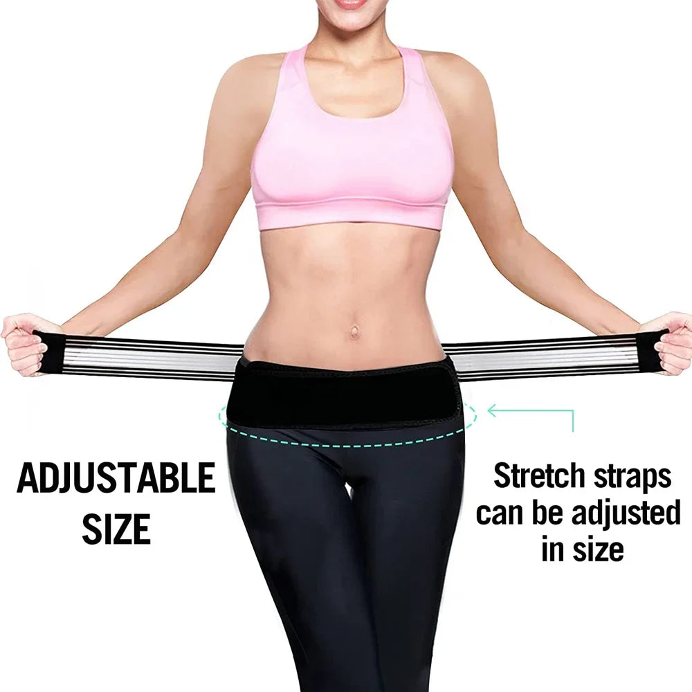 Sacroiliac SI Joint Hip Belt Lower Back Support Brace for Hip Pain Relief Pelvic Stability Chiropractic Care