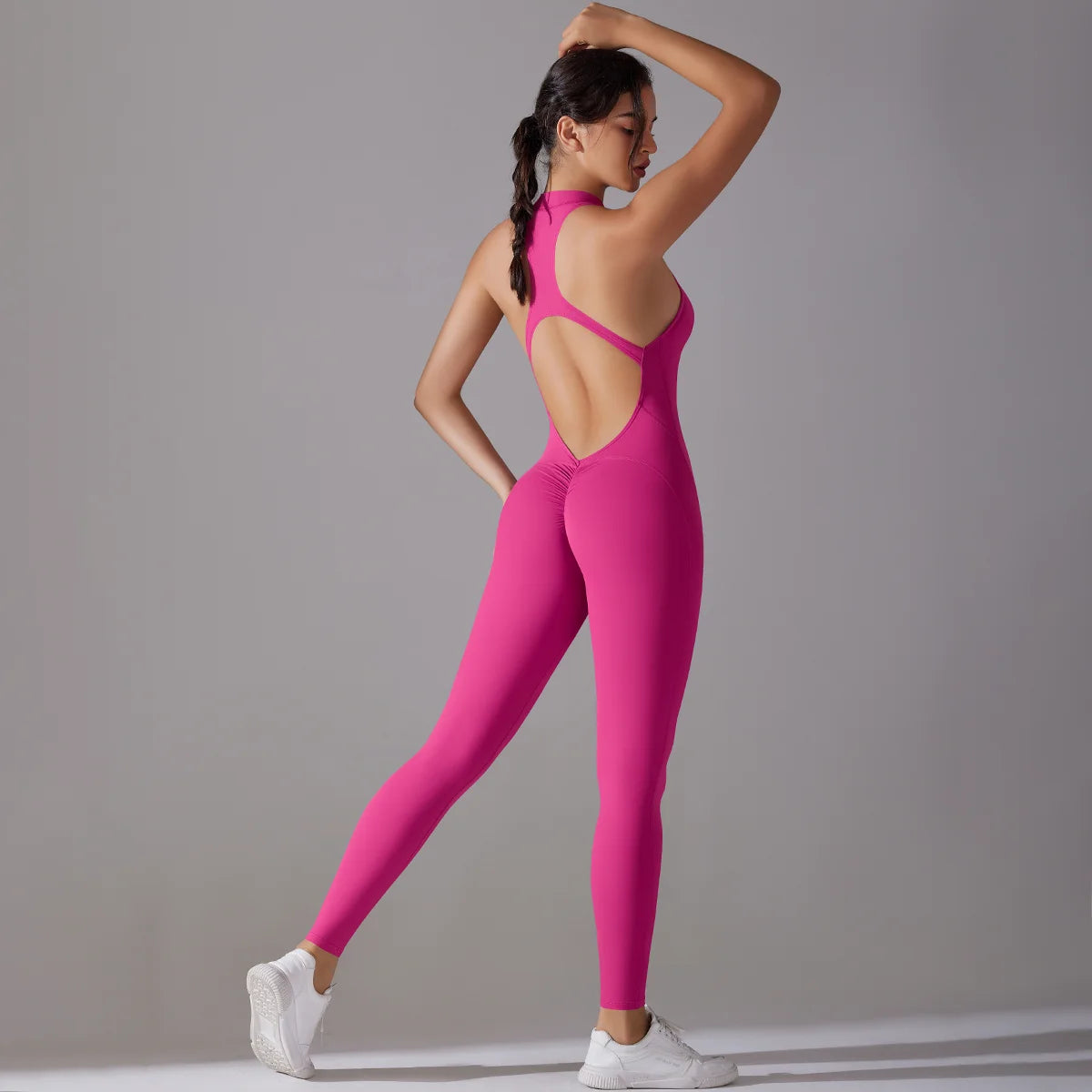 Women Bodysuits Tummy Control Butt Lifting Sports Shapewear Fitness Sports Bodysuit Yoga Suit Women's Gym PushUp Workout Clothes