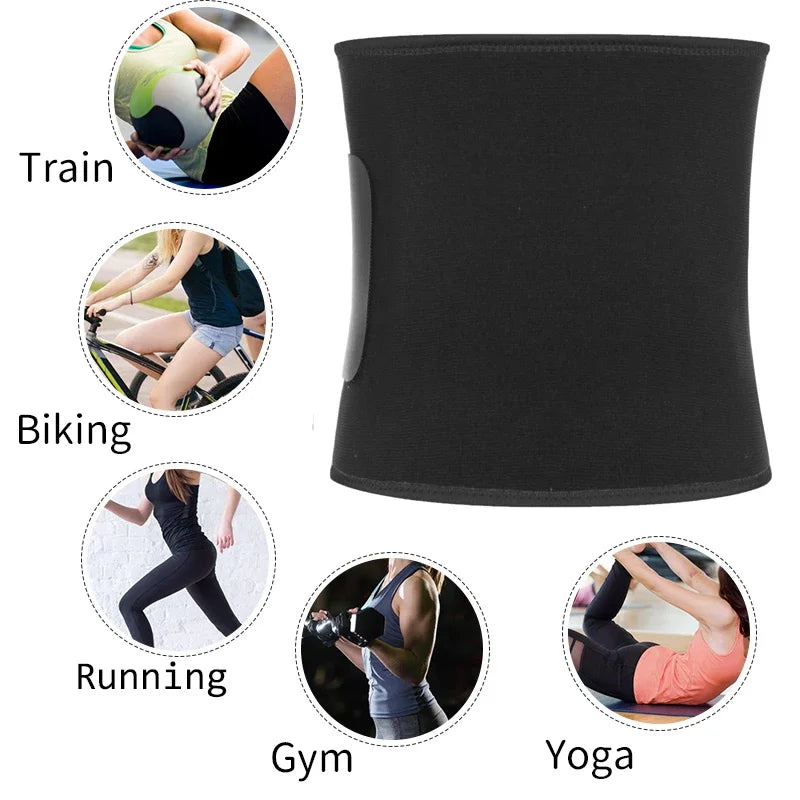 Men Body Shaper Waist Cinchers Trainer Tummy Control Comperssion Neoprene Sweat Wrap for Stomach Back Lumbar Support Shapewear