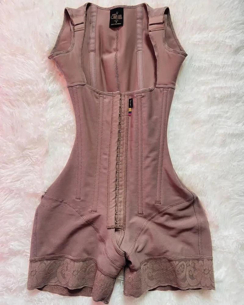 Faja Open Chest sleeveless jumpsuit High Compression Shapewear Girdle Breasted buttocks lifting slimming underwear