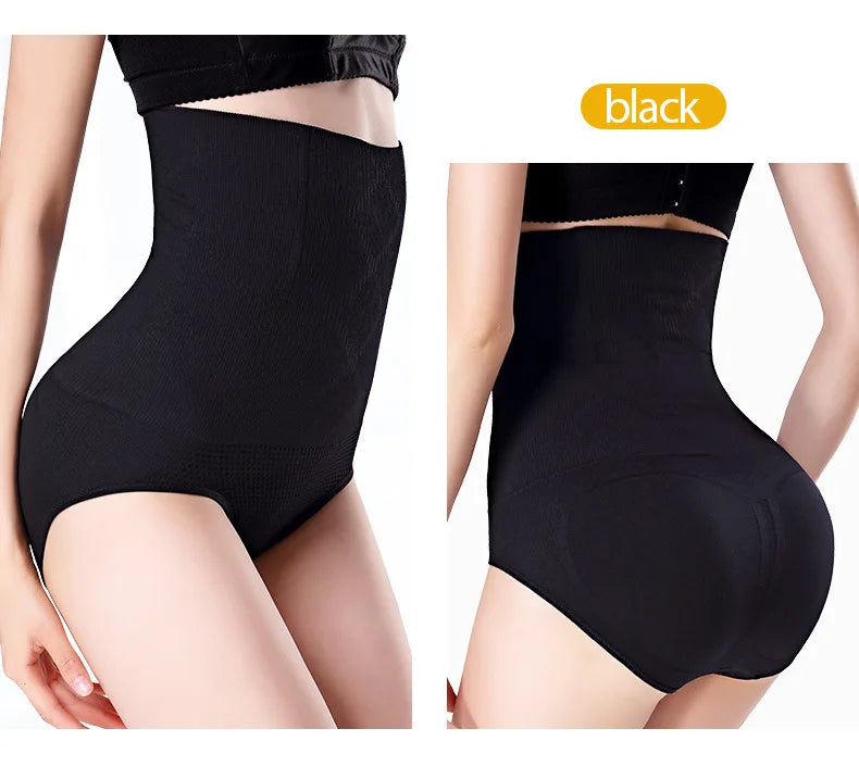 UBAU Women Seamless High Waist Shaping Panties Breathable Slimming Tummy Underwear Hip Lift Ladies Briefs Body Corset Panty