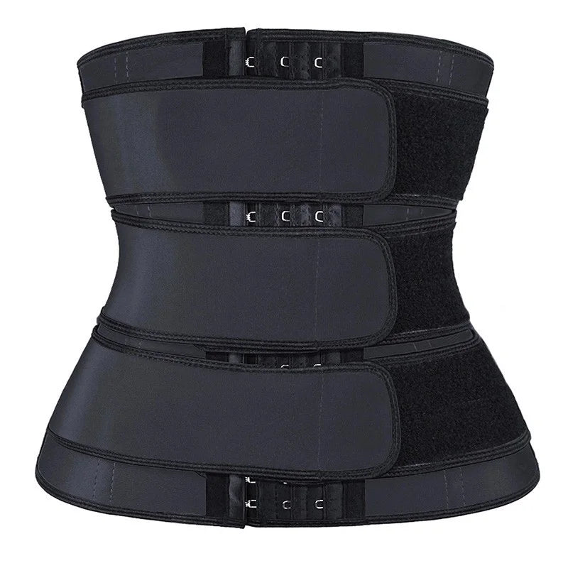 Men Waist Trainer Corset Slimming Belt Weight Loss Body Shaper Abdominal Trimmer Sweat Fat Burner Belly Girdle