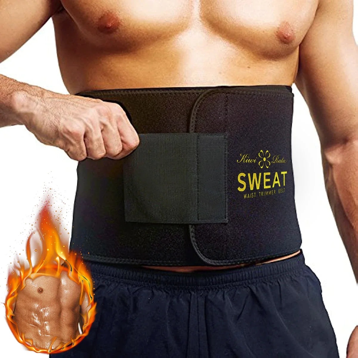 Men Body Shaper Waist Cinchers Trainer Tummy Control Comperssion Neoprene Sweat Wrap for Stomach Back Lumbar Support Shapewear