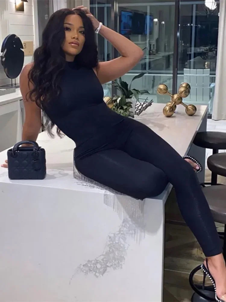 Casual Fitness Sporty Playsuit Jumpsuit for Women Sleeveless Slim Activewear Full Seasons Laxsesu All In 1 Clothes