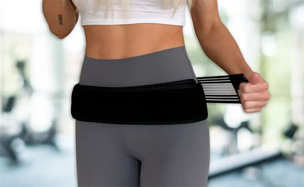 Sacroiliac SI Joint Hip Belt Lower Back Support Brace for Hip Pain Relief Pelvic Stability Chiropractic Care