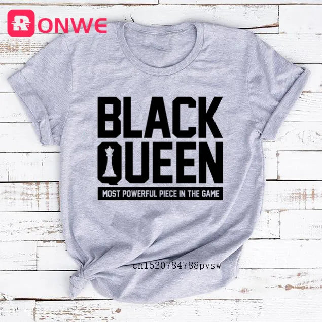 I Am A Strong Melanin Queen t shirt Women Clothes African Black Girl History Month Female T-shirt Melanin Tee Shirt,Drop Ship