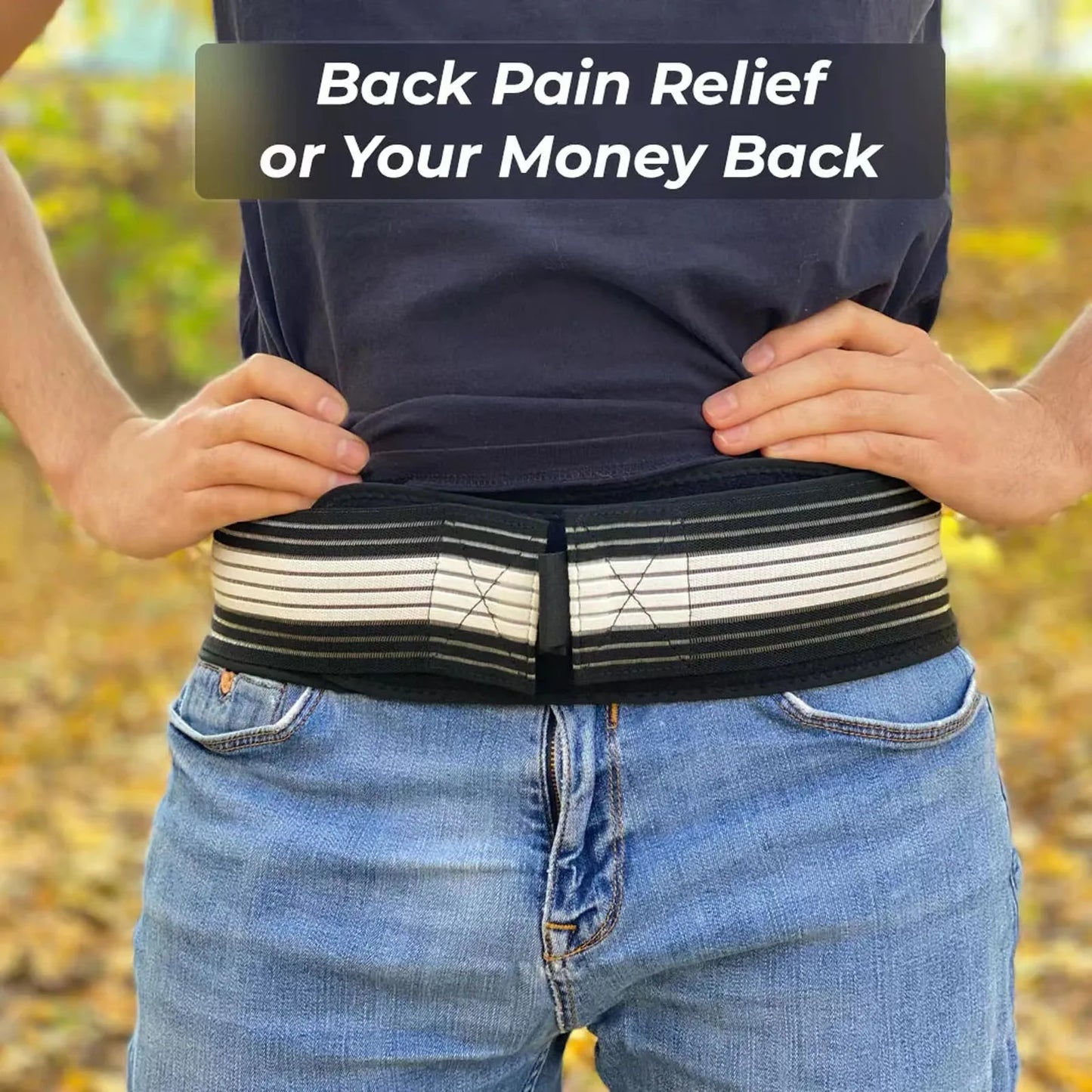 Sacroiliac SI Joint Hip Belt Lower Back Support Brace for Hip Pain Relief Pelvic Stability Chiropractic Care