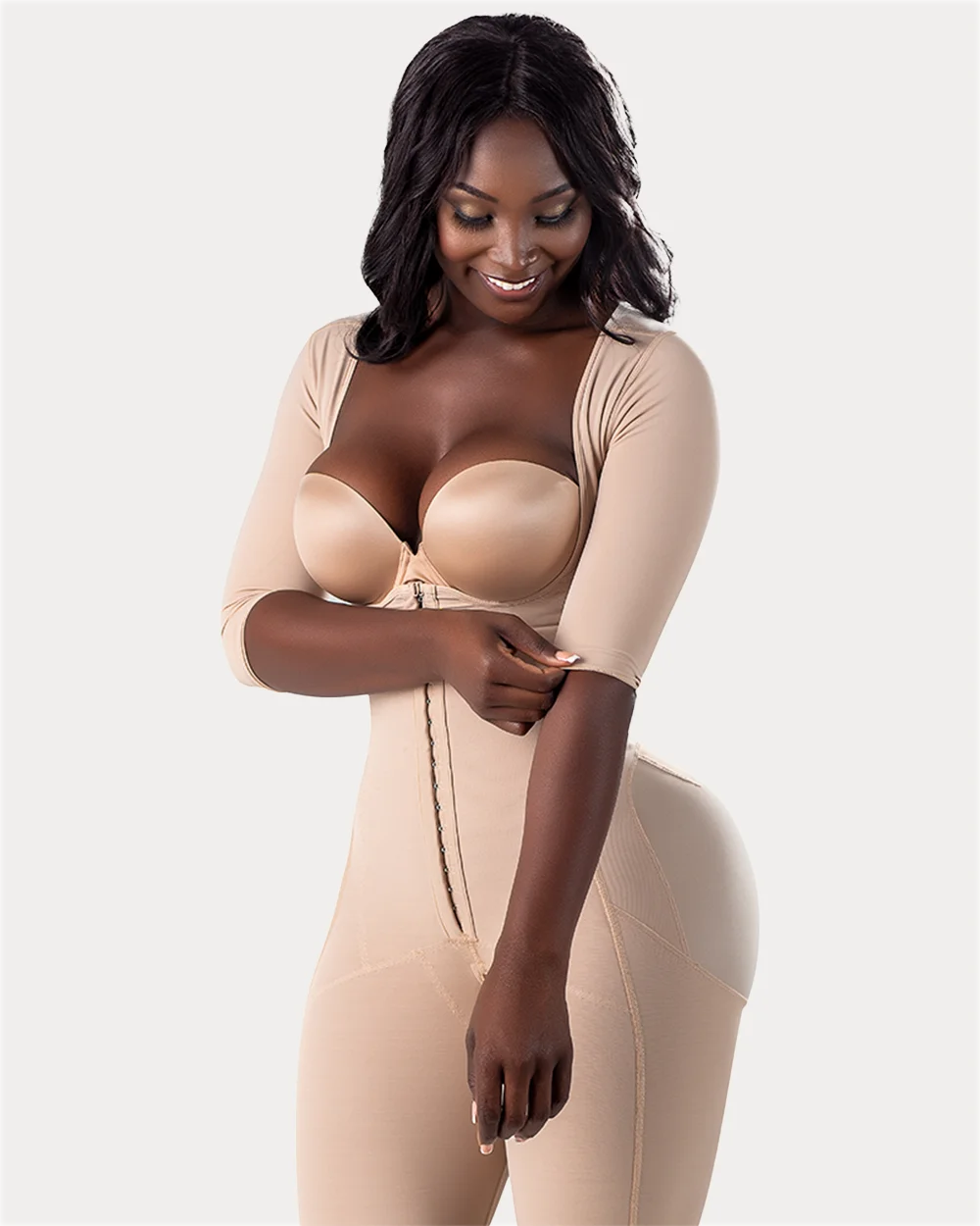 Women'S Underwear Post-Surgery Fajas Colombianas | With Sleeves Reducing And Shaping Postpartum Girdle