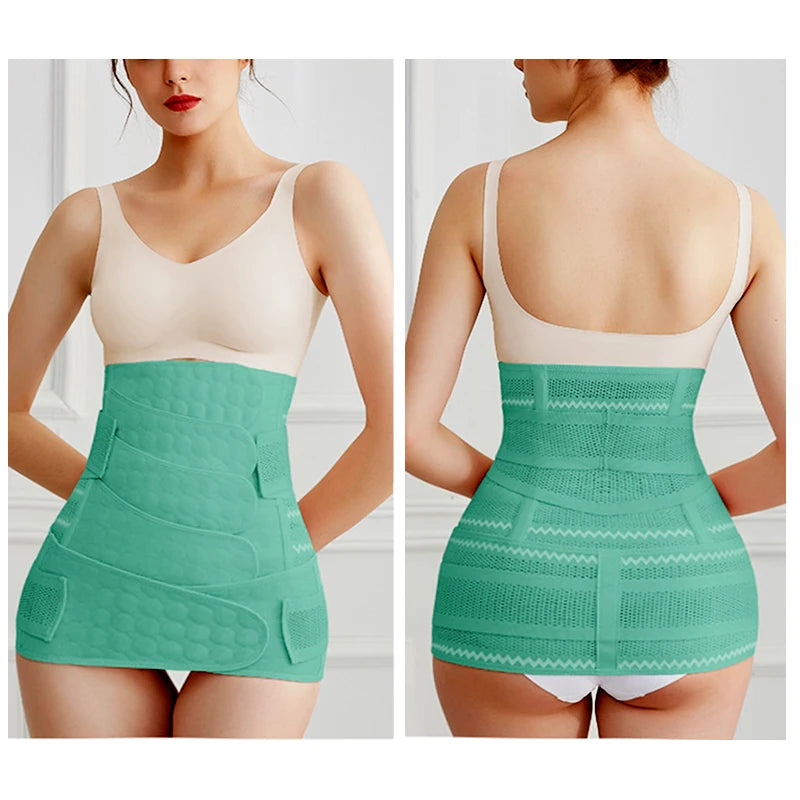 Postpartum Recovery Belt Women's Pregnancy Belly Band Support Girdle Waist Trainer Shapewear for Tummy Control Back Support Body Shaping