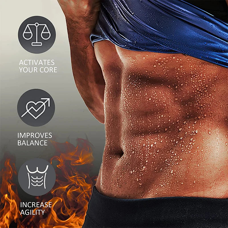 Men Slimming Body Shaper Sauna Sweat Belt Waist Trainer Corsets Belly Girdle to Lose Weight Belly Fat Burner Burning Man