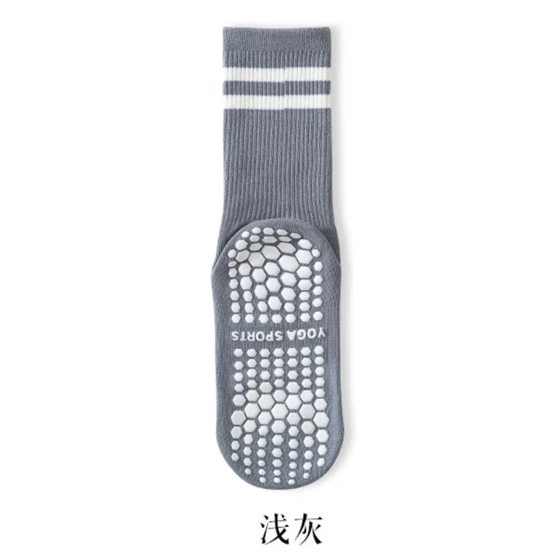 Socks Anti-slip Professional Sports Running Socks Men Women Cotton Short Yoga Pilates Socks Indoor Dance Fitness Floor Socks