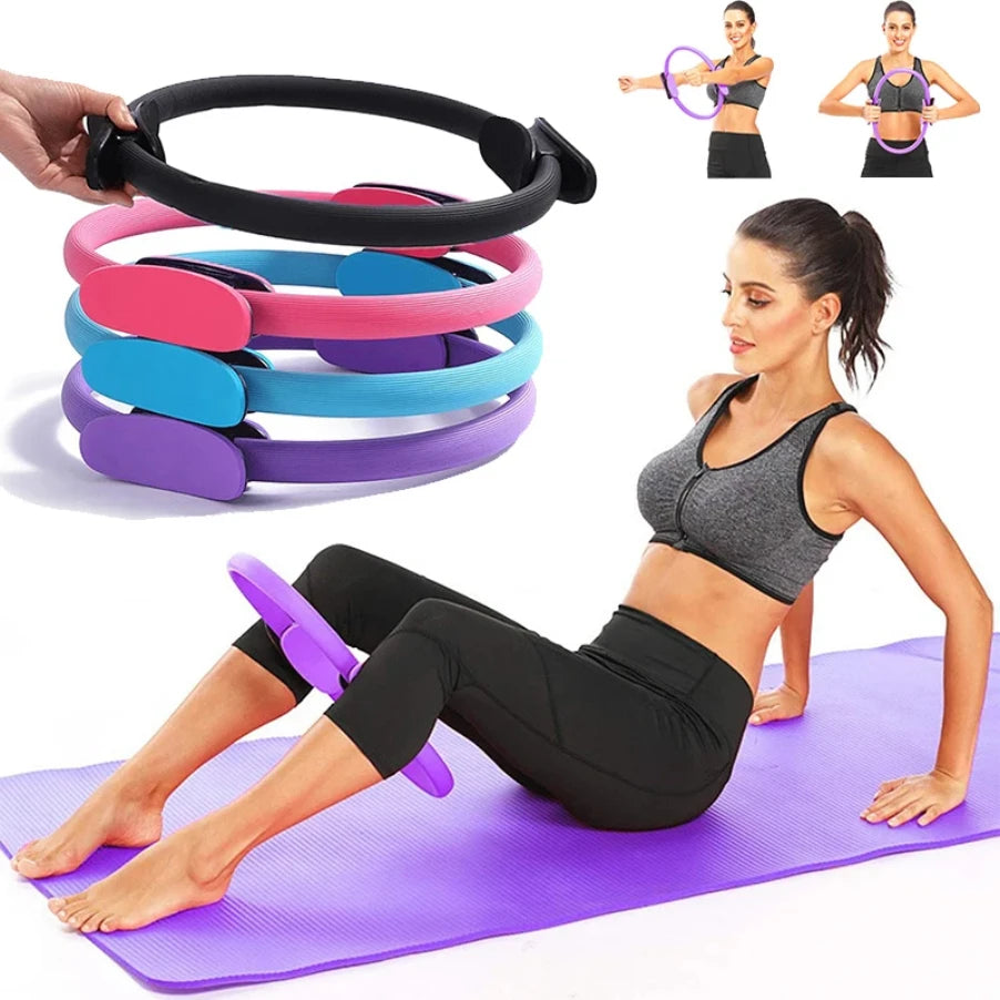 1Pcs Non-slip Yoga Pilates Resistance Ring Fitness Shaping Pelvic Floor Muscle Trainer - Essential Yoga Equipment for Sports