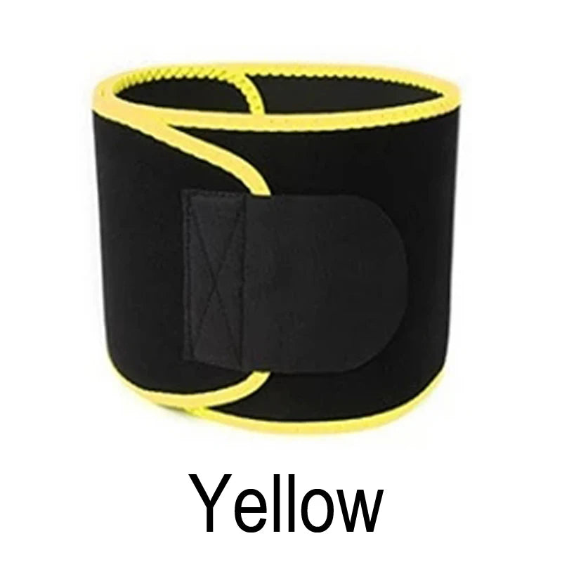 Fitness Gym Belt for Women Men Sauna Tummy Slimming Corset Sweat Waist Trainer Adjustable Body Shaper Reducing Shaping Girdles