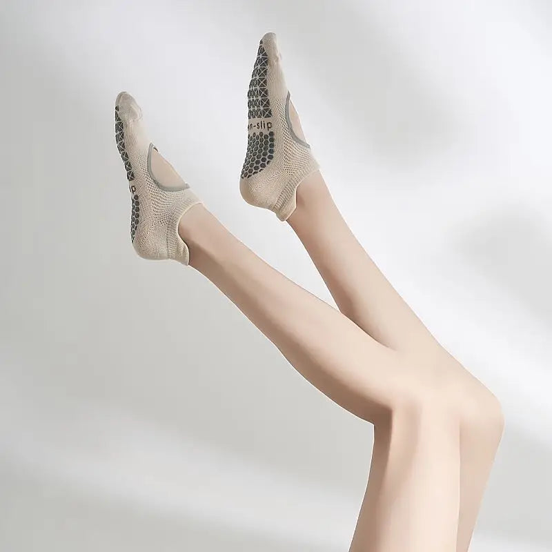 Women High Quality Yoga Socks Women Silicone Backless Non-slip Pilates Grip Low-ankle Sock Ballet Dance Sports Socks