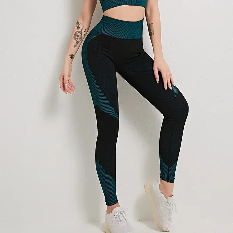 Women's Yoga Set for Gym Fitness Outfit with Zipper Long Sleeve Crop Bra Top and Leggings Separately Sold