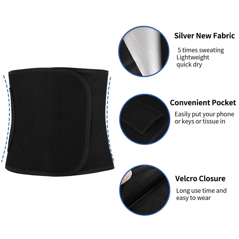 Aiithuug Body Building Corset Waist Trainer Belt Men Women Body Shaper Corsets Shapewear Belts Slimming Girdle Gym Workout Band