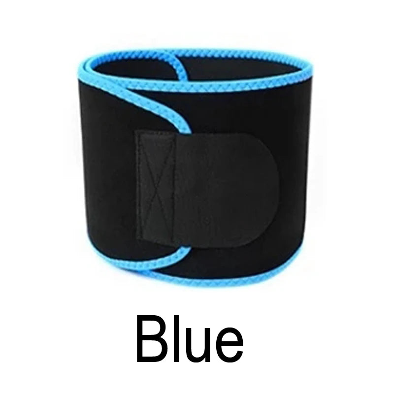 Fitness Gym Belt for Women Men Sauna Tummy Slimming Corset Sweat Waist Trainer Adjustable Body Shaper Reducing Shaping Girdles