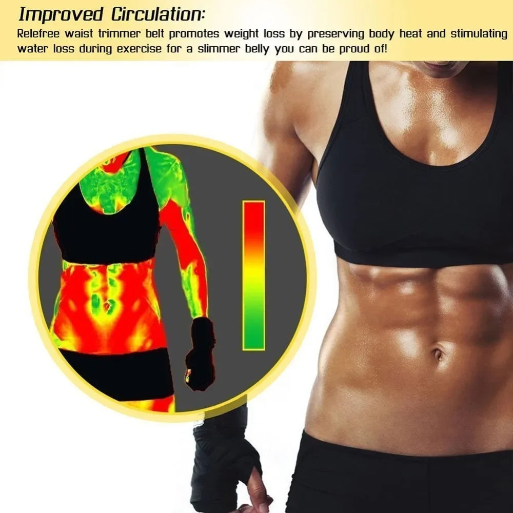 Men Body Shaper Waist Cinchers Trainer Tummy Control Comperssion Neoprene Sweat Wrap for Stomach Back Lumbar Support Shapewear