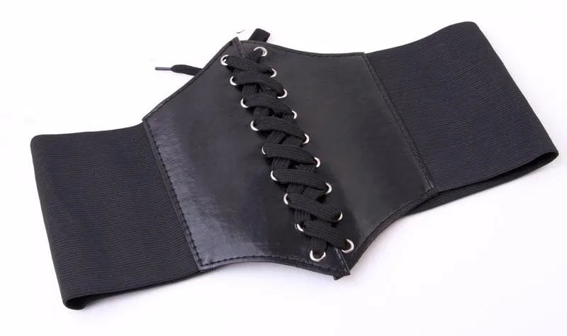 2024 Corset Wide Belts Pu Leather Slimming Body For Women Elastic Waist Cinto Sobretudo Feminin Ceinture Femme Fajas