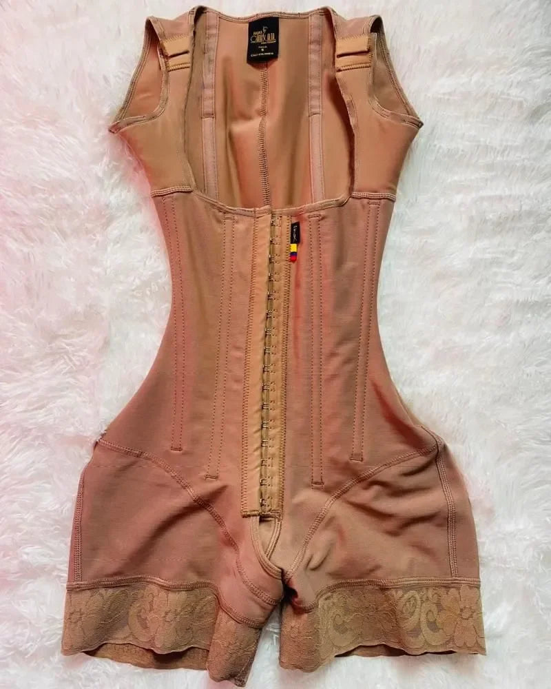 Faja Open Chest sleeveless jumpsuit High Compression Shapewear Girdle Breasted buttocks lifting slimming underwear