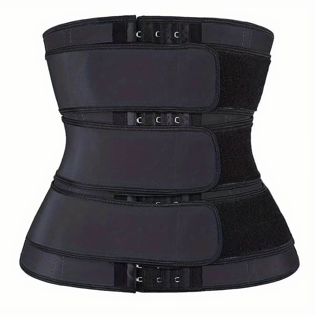 Adjustable Breasted Tummy Control Waistbelt, Hook & Loop Sweat Sauna Body-shaped Fitness Exercise Sports Waist Trainer, Women's