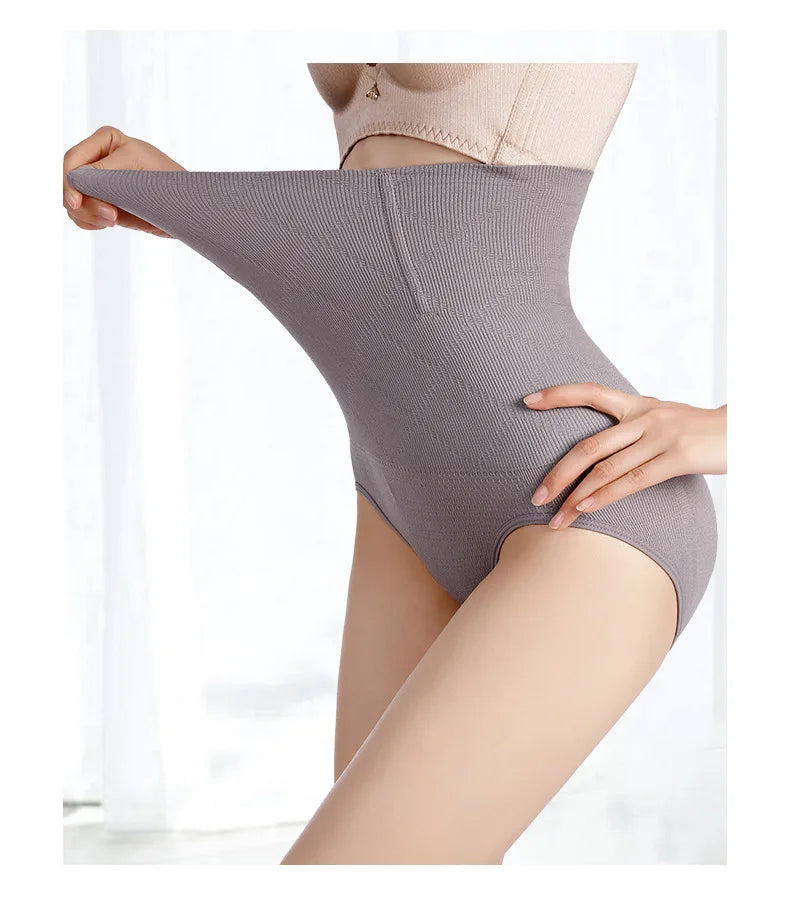 UBAU Women Seamless High Waist Shaping Panties Breathable Slimming Tummy Underwear Hip Lift Ladies Briefs Body  Corset Panty