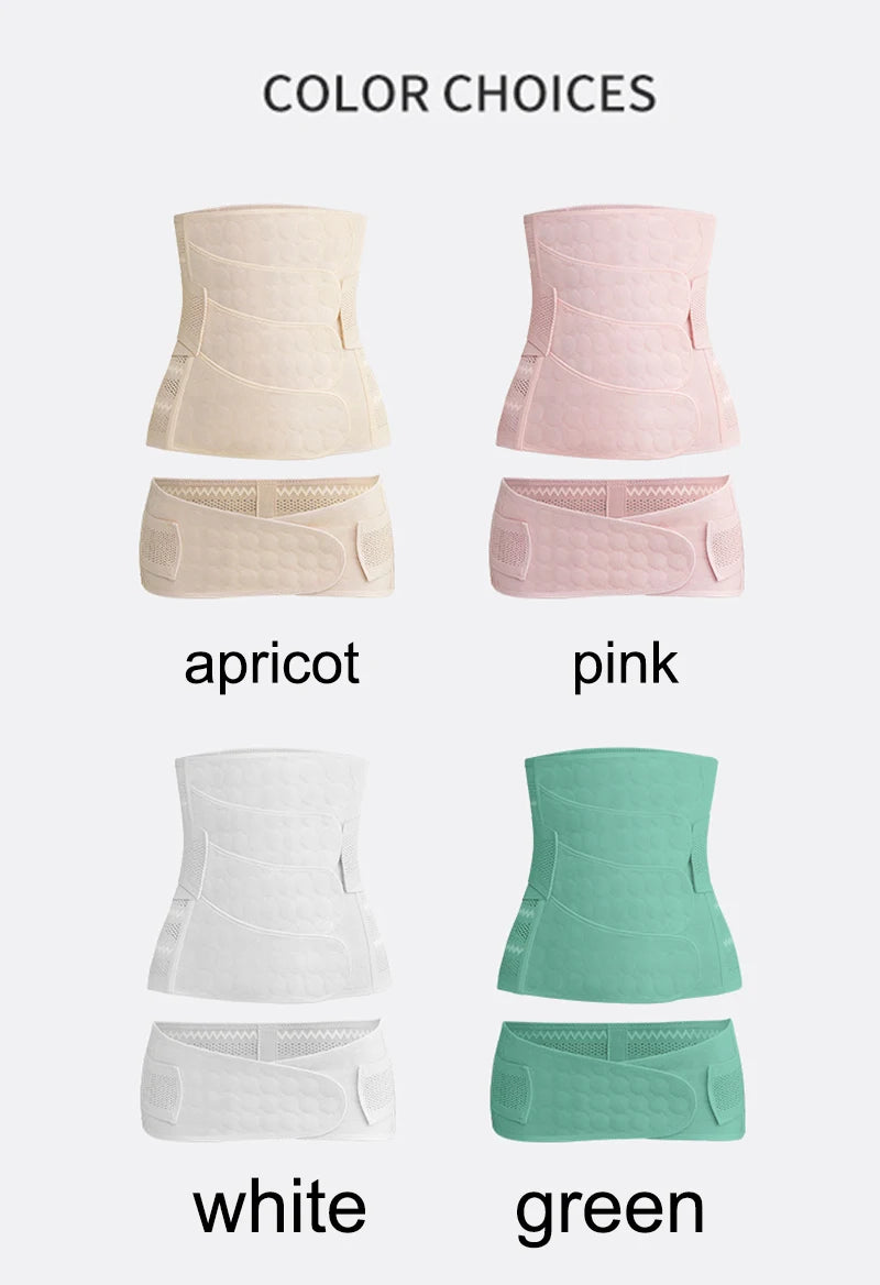 Postpartum Recovery Belt Women's Pregnancy Belly Band Support Girdle Waist Trainer Shapewear for Tummy Control Back Support Body Shaping
