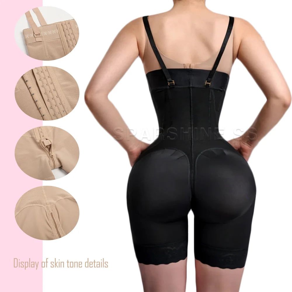 Women Body Hourglass Girdle Waist Trainer Sexy Corset Woman clothing Colombian Abdomen Flat Stomach Body Shaper Fajas Shapewear
