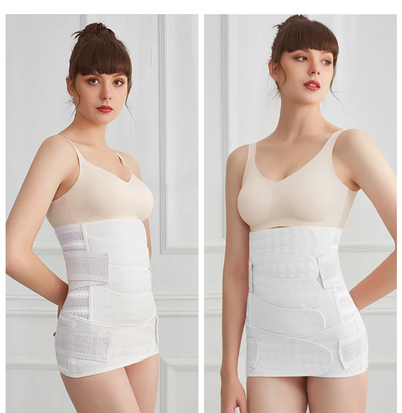 Postpartum Recovery Belt Women's Pregnancy Belly Band Support Girdle Waist Trainer Shapewear for Tummy Control Back Support Body Shaping