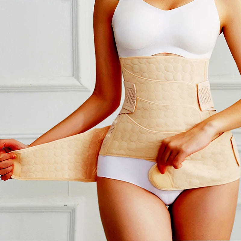 Postpartum Recovery Belt Women's Pregnancy Belly Band Support Girdle Waist Trainer Shapewear for Tummy Control Back Support Body Shaping