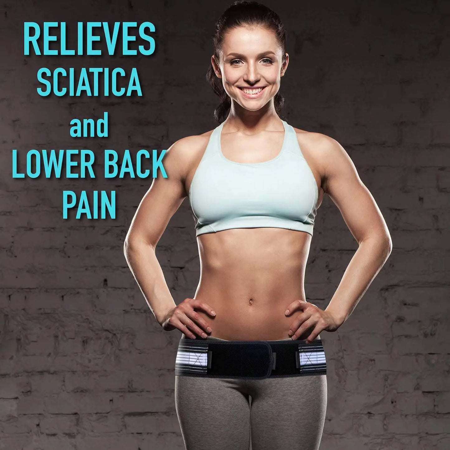 Sacroiliac SI Joint Hip Belt Lower Back Support Brace for Hip Pain Relief Pelvic Stability Chiropractic Care